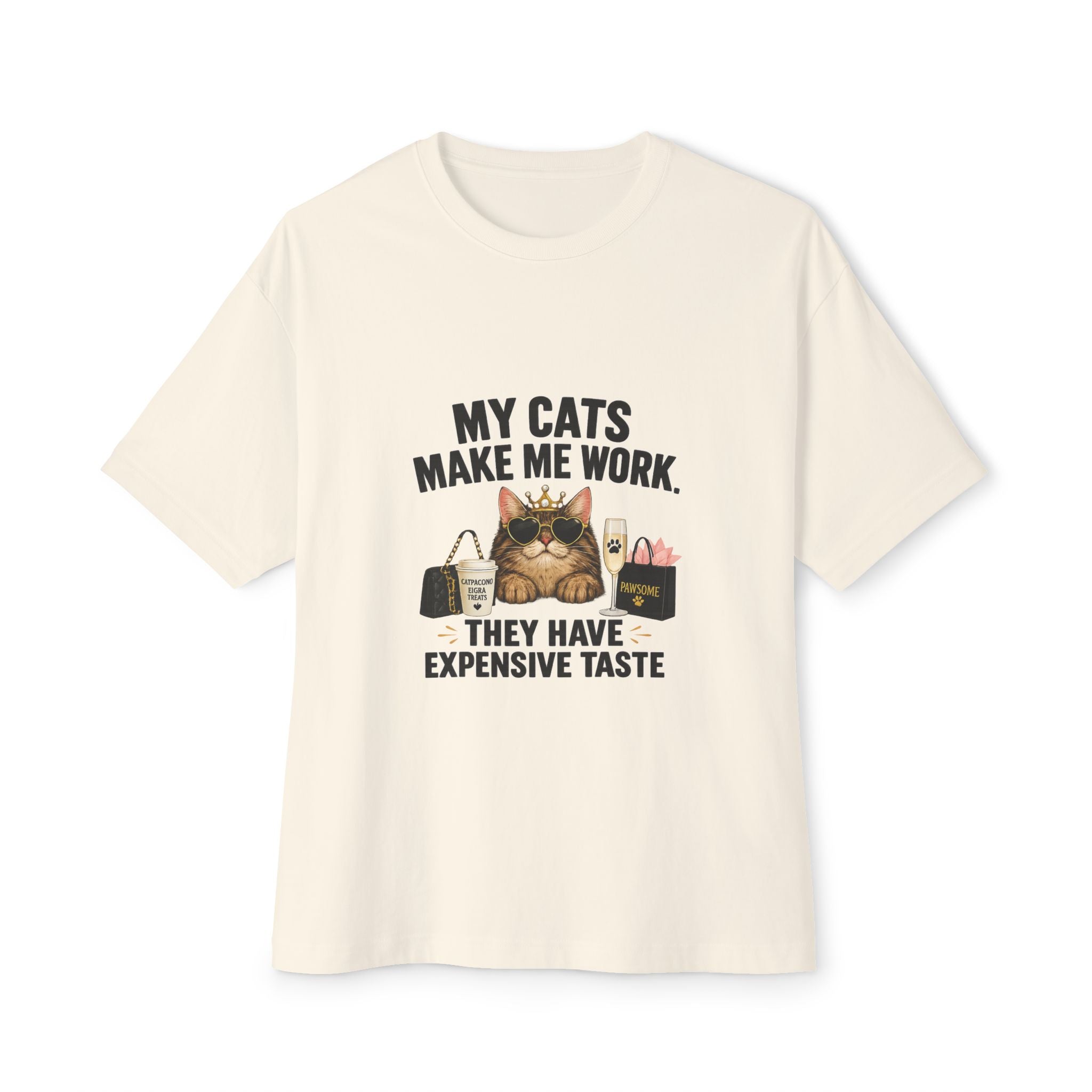 My Cats Unisex Oversized Boxy Tee