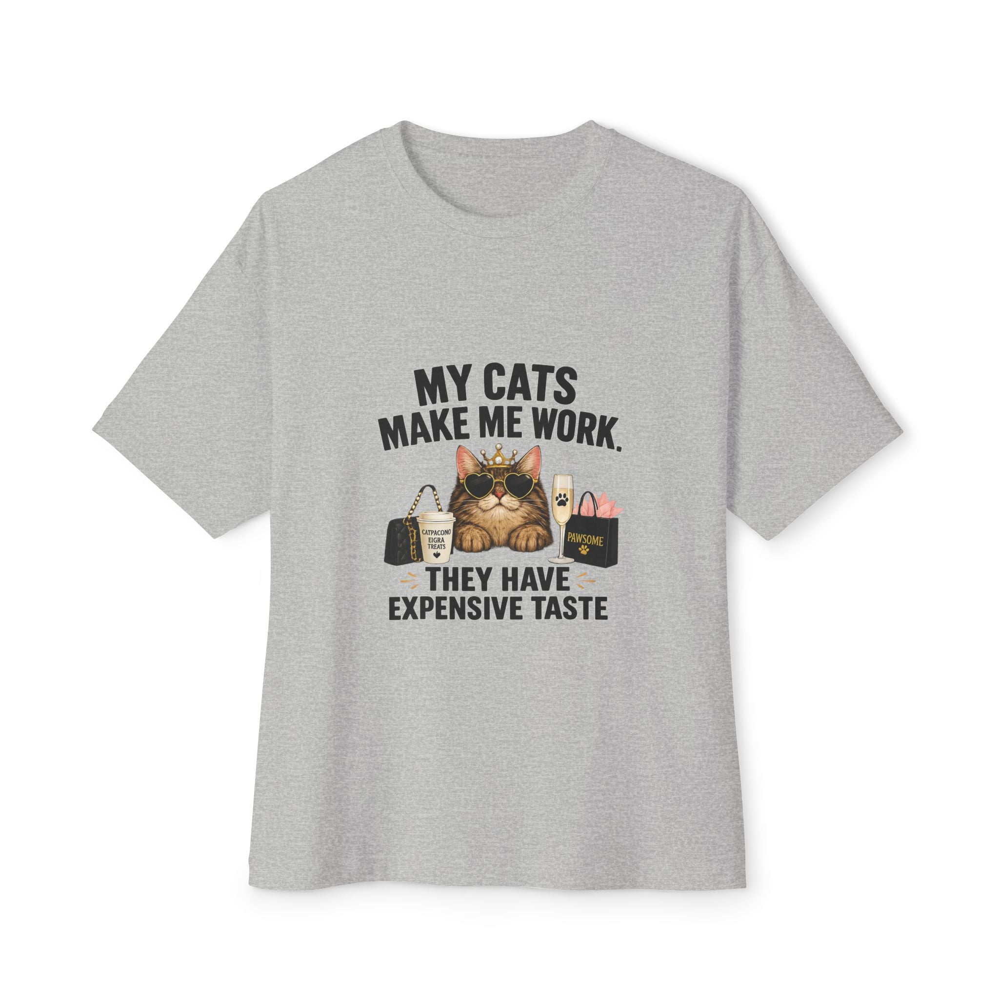 My Cats Unisex Oversized Boxy Tee