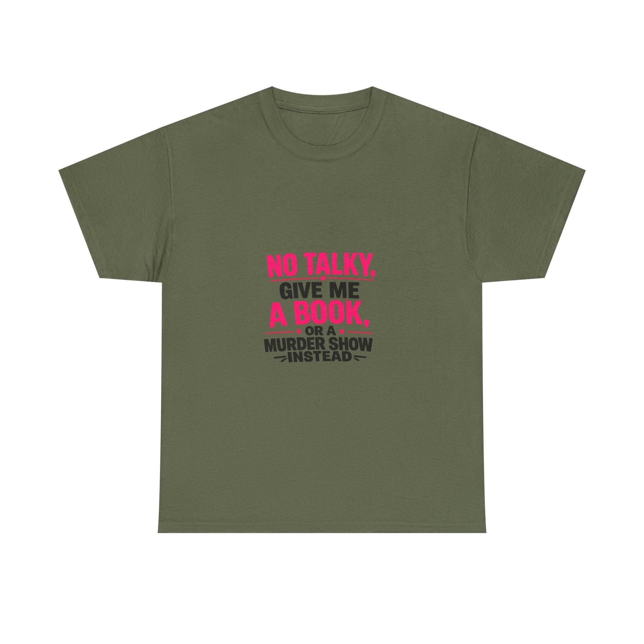 No Talky Unisex Heavy Cotton Tee
