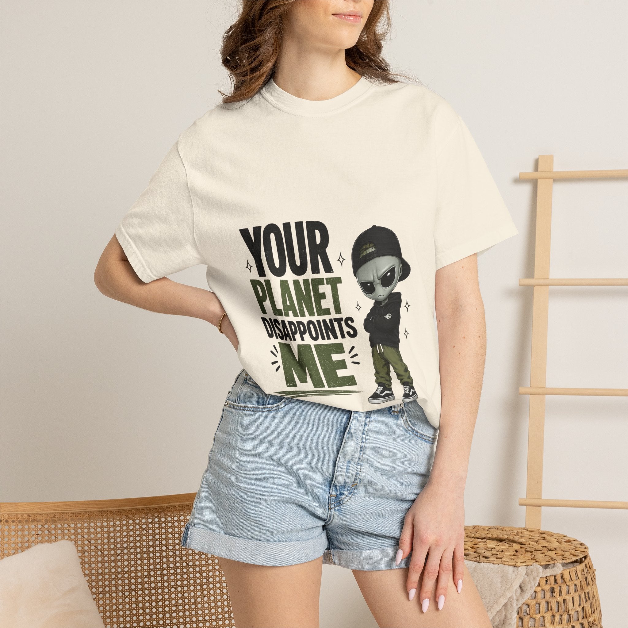 Your planet Unisex Garment-Dyed T-shirt