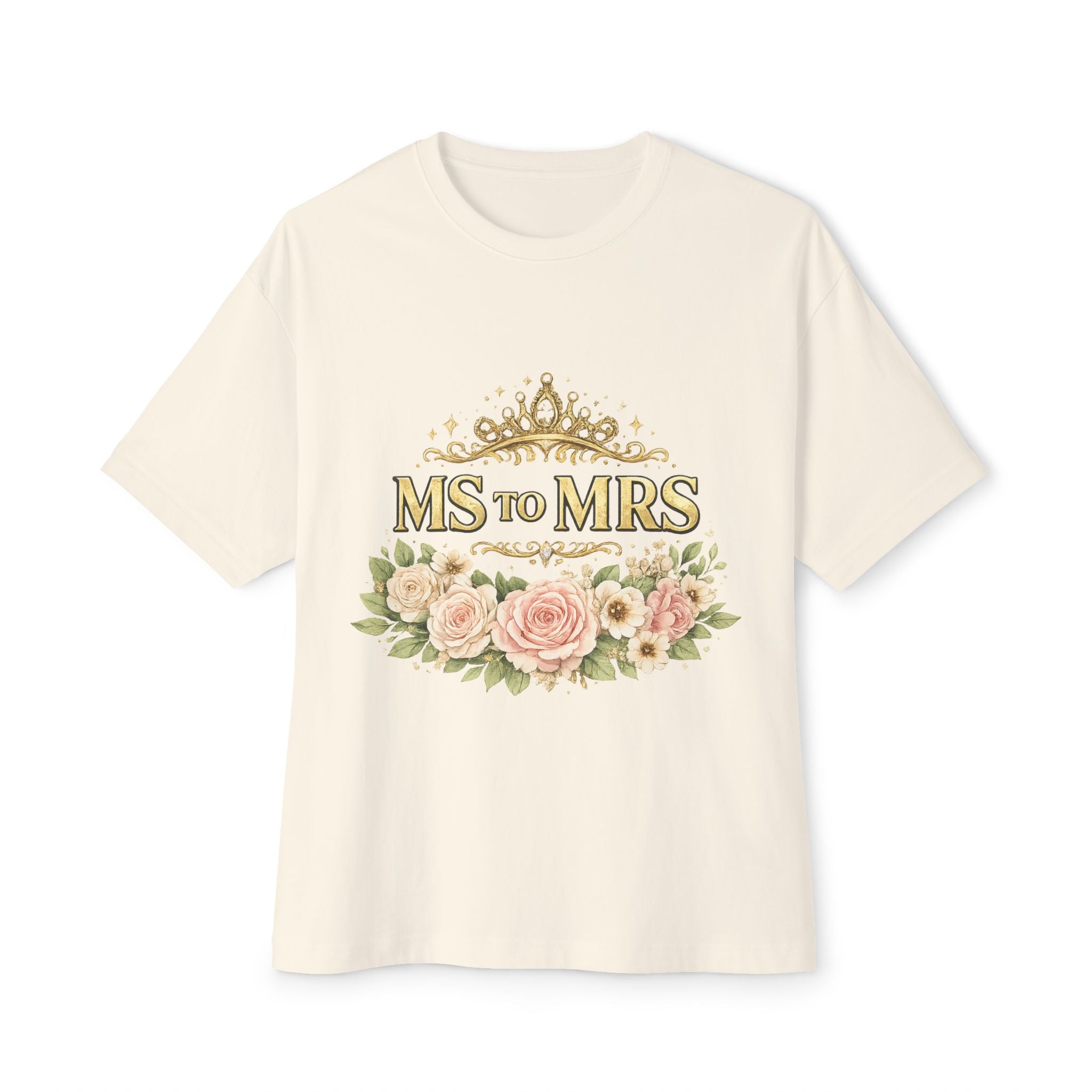 Ms to Mrs Floral Tee — Bridal Shower & Bachelorette T-Shirt