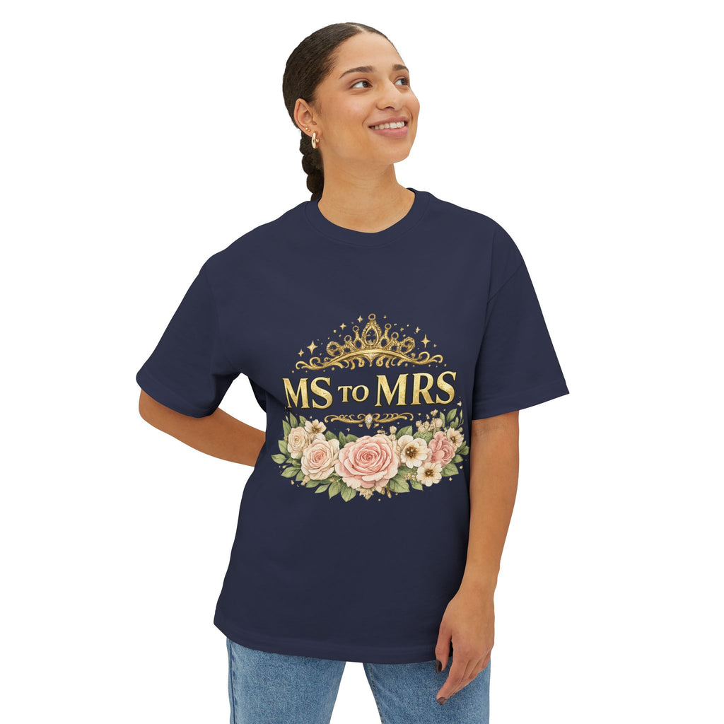 Ms to Mrs Floral Tee — Bridal Shower & Bachelorette T-Shirt