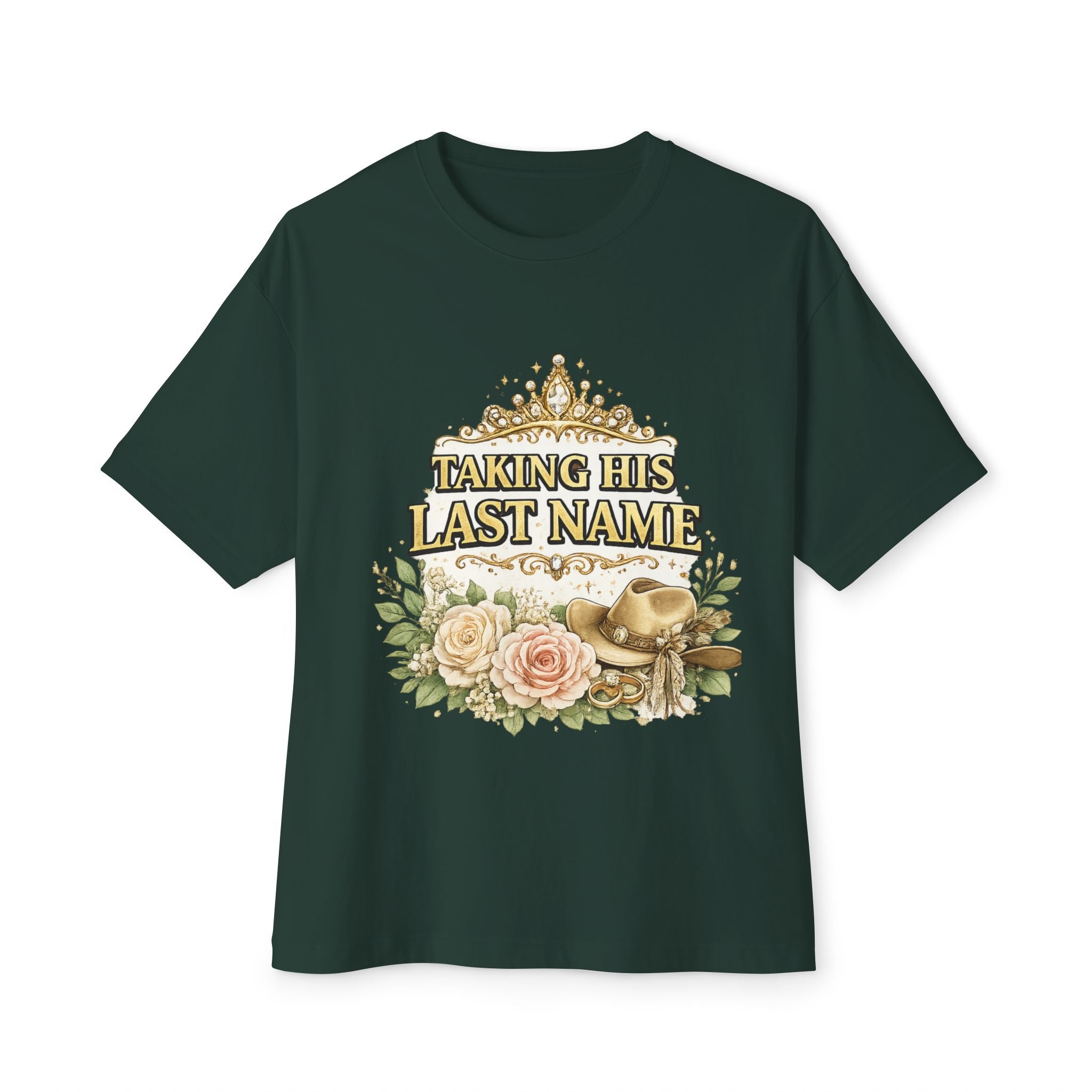 Taking His Last Name T‑Shirt — Bridal Bachelorette Bride Tee