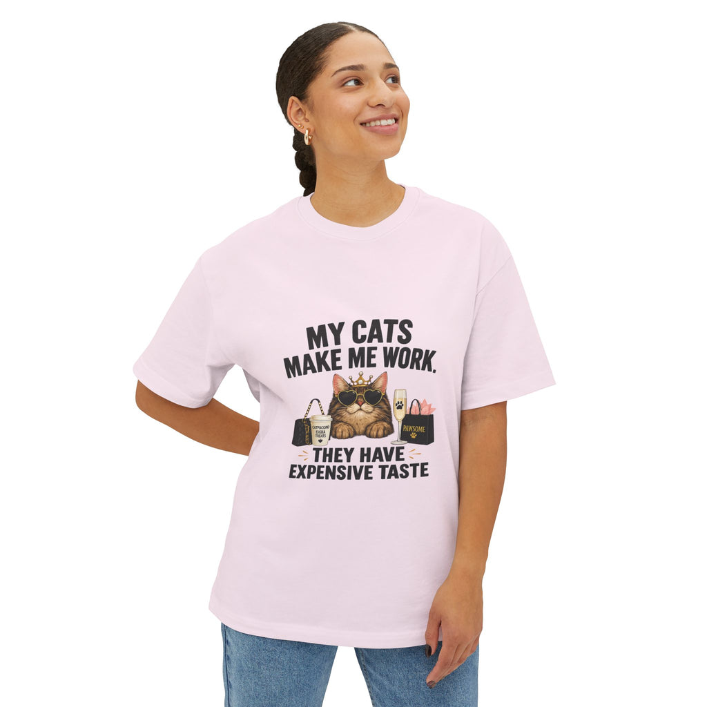 My Cats Unisex Oversized Boxy Tee
