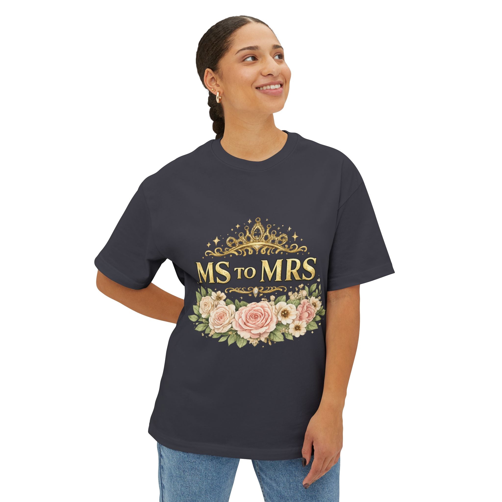 Ms to Mrs Floral Tee — Bridal Shower & Bachelorette T-Shirt