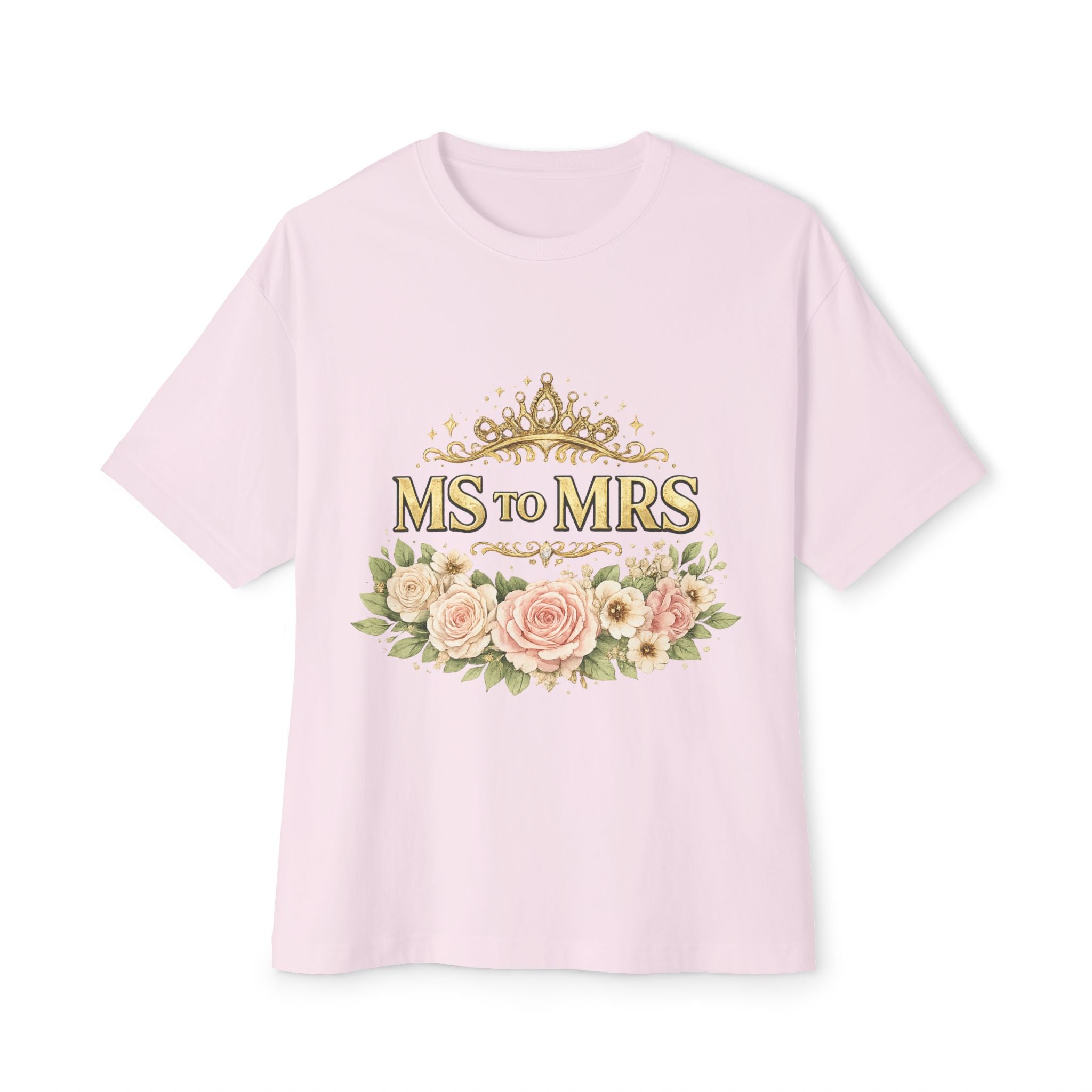 Ms to Mrs Floral Tee — Bridal Shower & Bachelorette T-Shirt