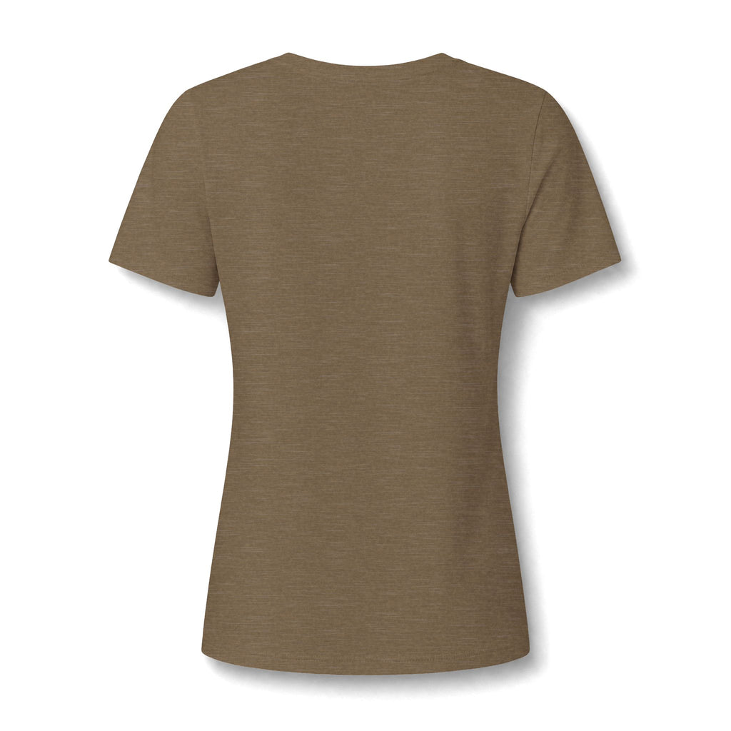 What am I doing Women's Relaxed Heather CVC V-Neck Tee