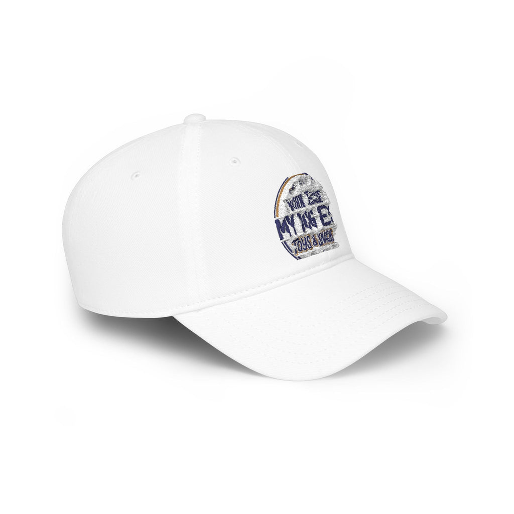 I Work Because My Dog Needs Toys & Snacks — Low Profile Cap