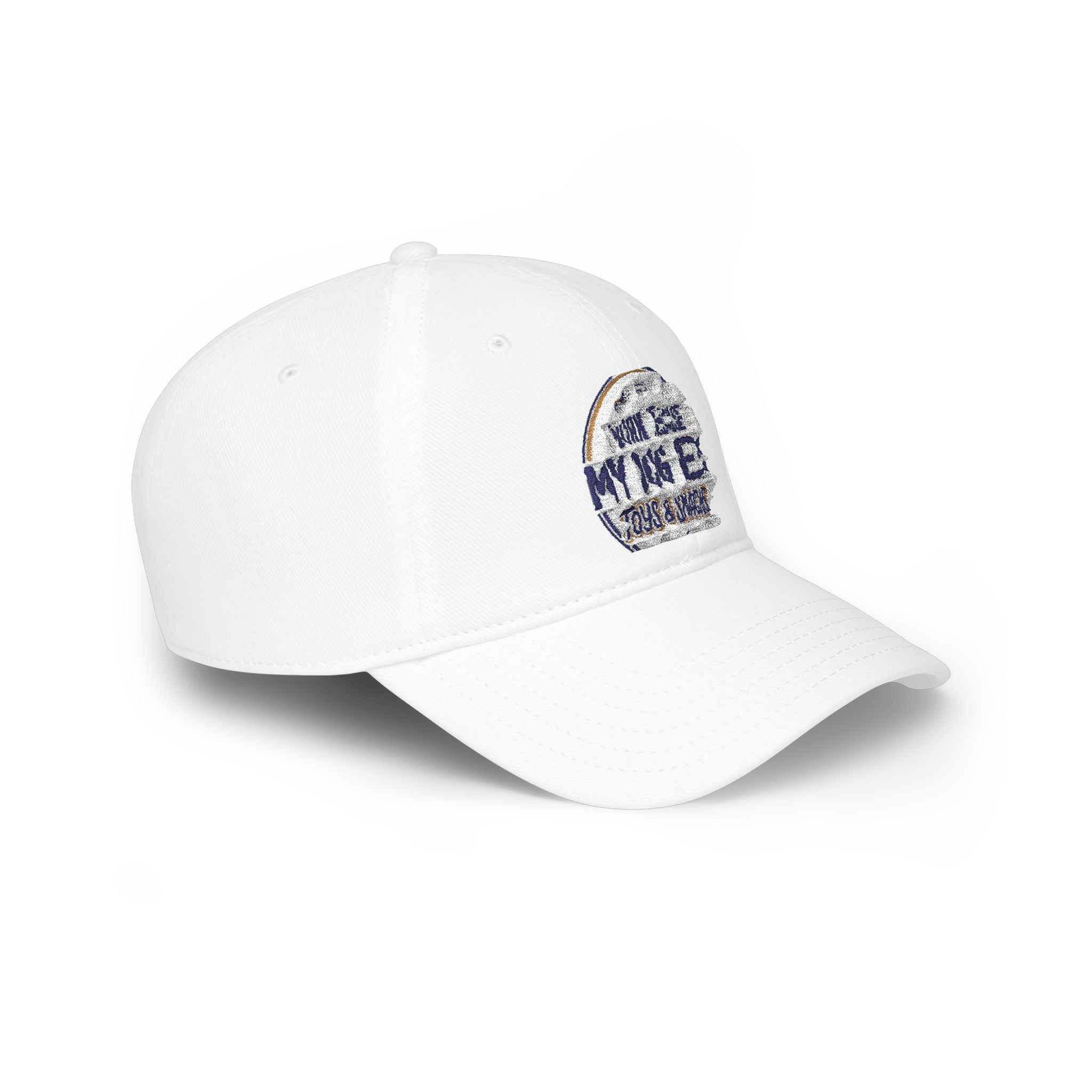 I Work Because My Dog Needs Toys & Snacks — Low Profile Cap