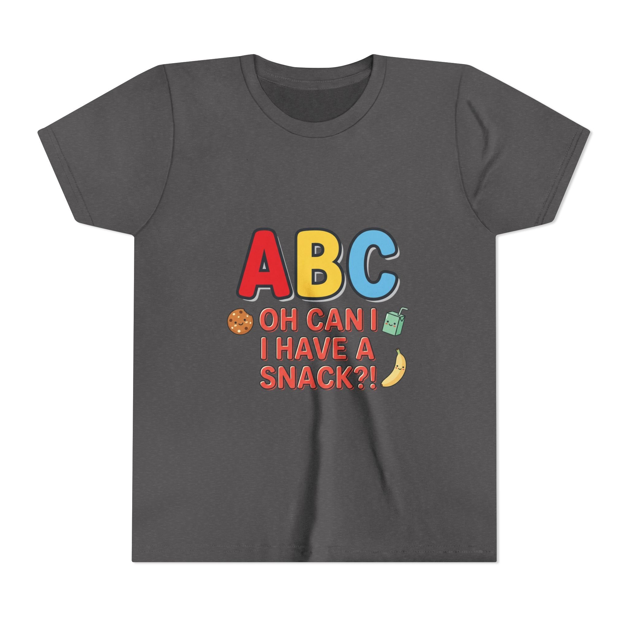 Abc, Oh Can I Have A Snack 2 - Youth Short Sleeve Tee