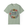 Running on Coffee Floral T-Shirt — Determination & Delivery Orders Tee