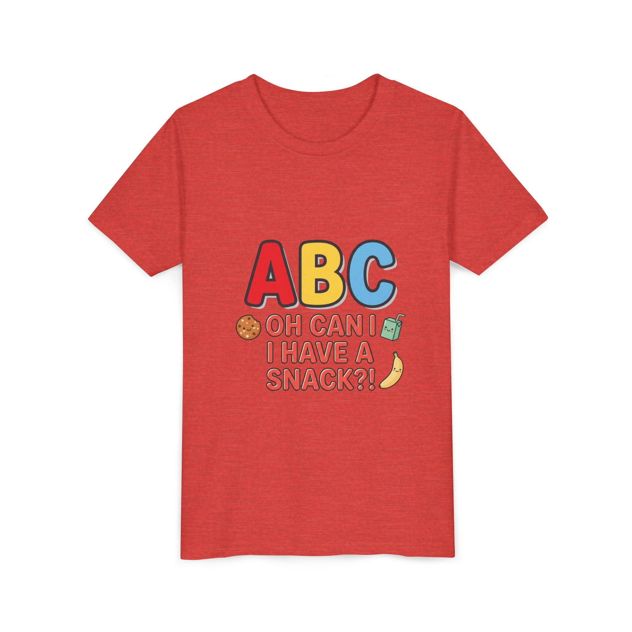 Abc, Oh Can I Have A Snack 2 - Youth Short Sleeve Tee