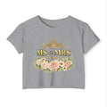Ms to Mrs Floral Crop Top — Bridal Bachelorette Festival Shirt