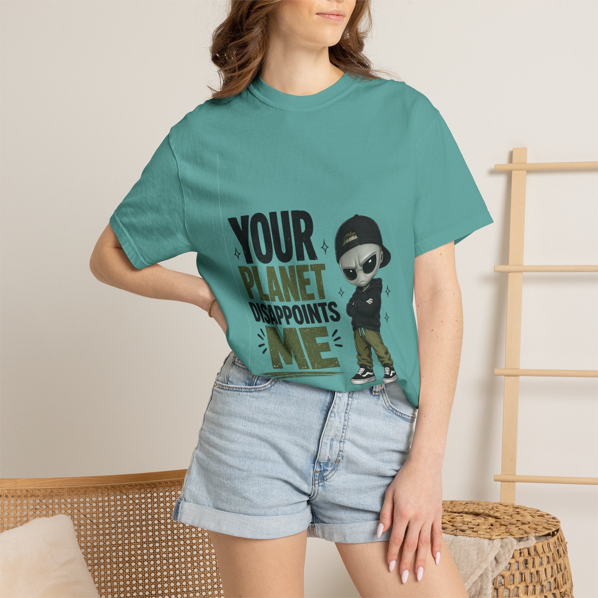 Your planet Unisex Garment-Dyed T-shirt