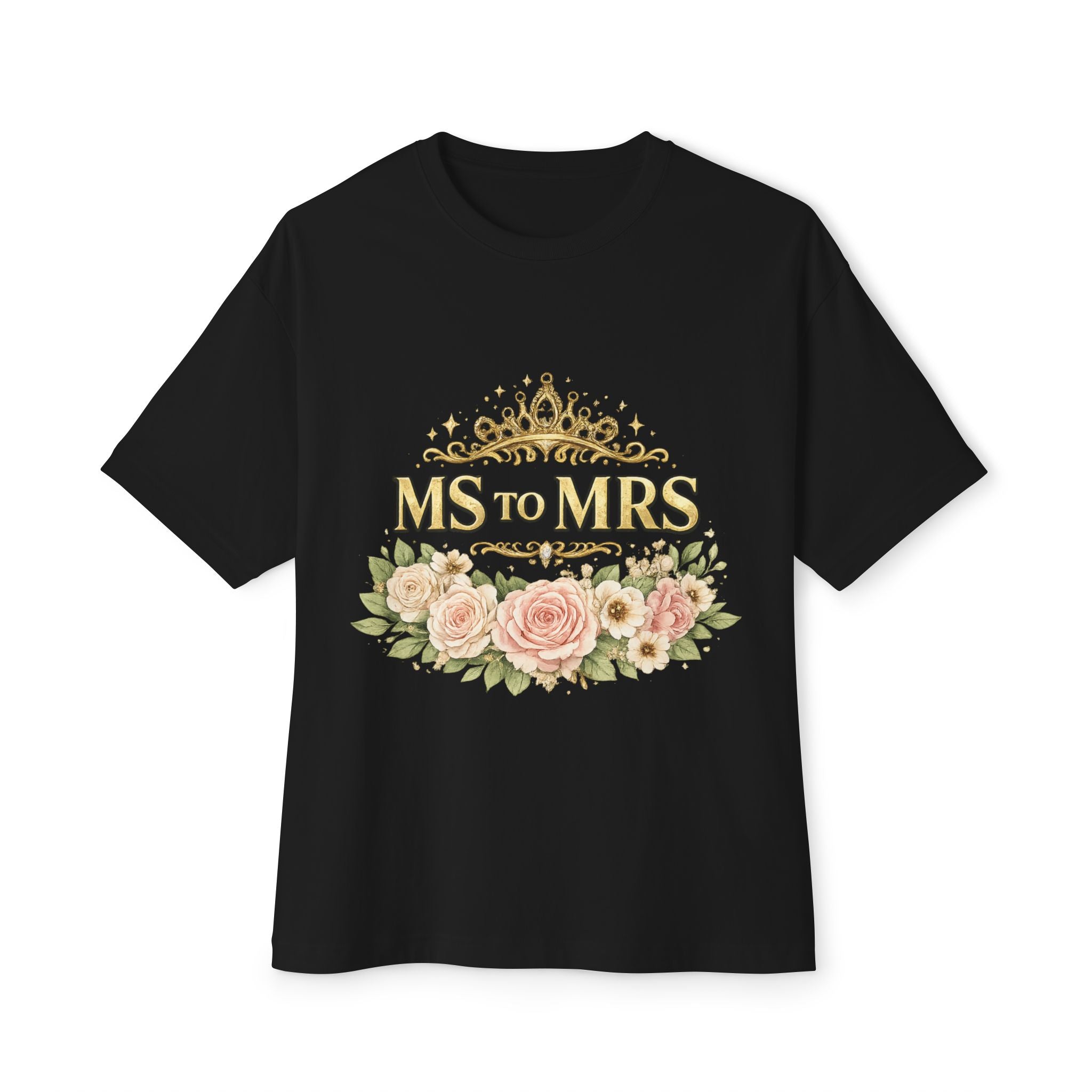 Ms to Mrs Floral Tee — Bridal Shower & Bachelorette T-Shirt
