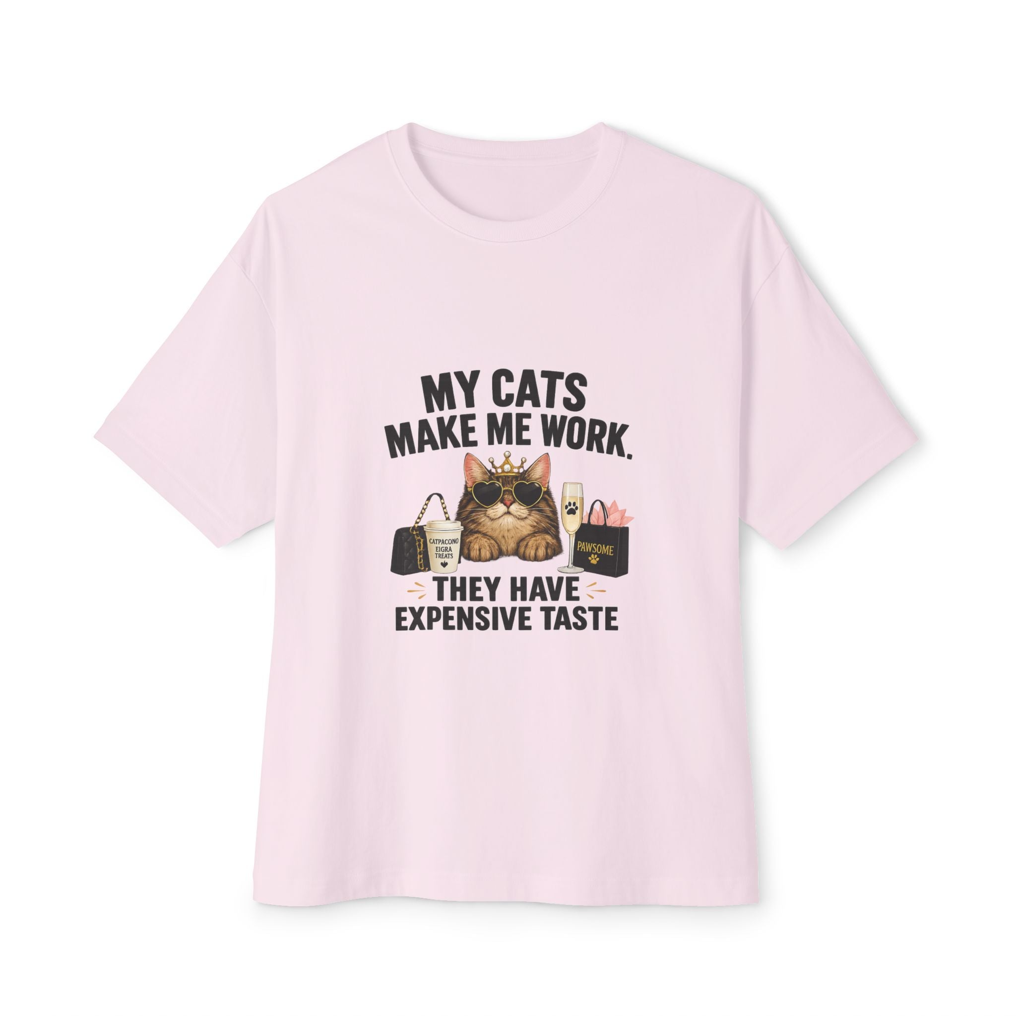 My Cats Unisex Oversized Boxy Tee