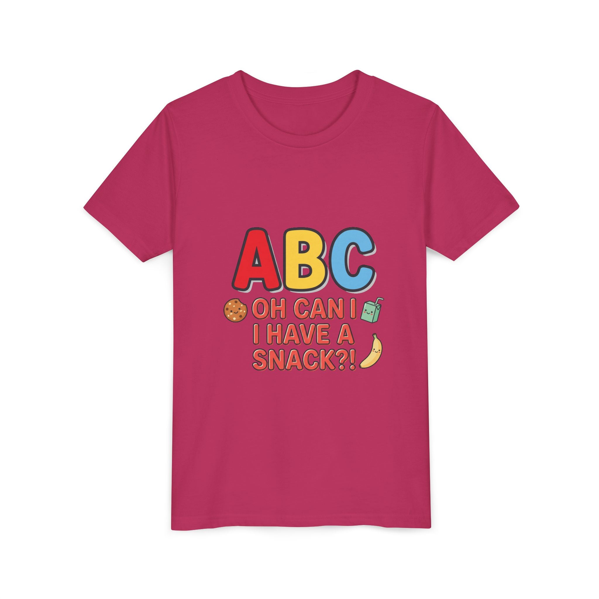 Abc, Oh Can I Have A Snack 2 - Youth Short Sleeve Tee