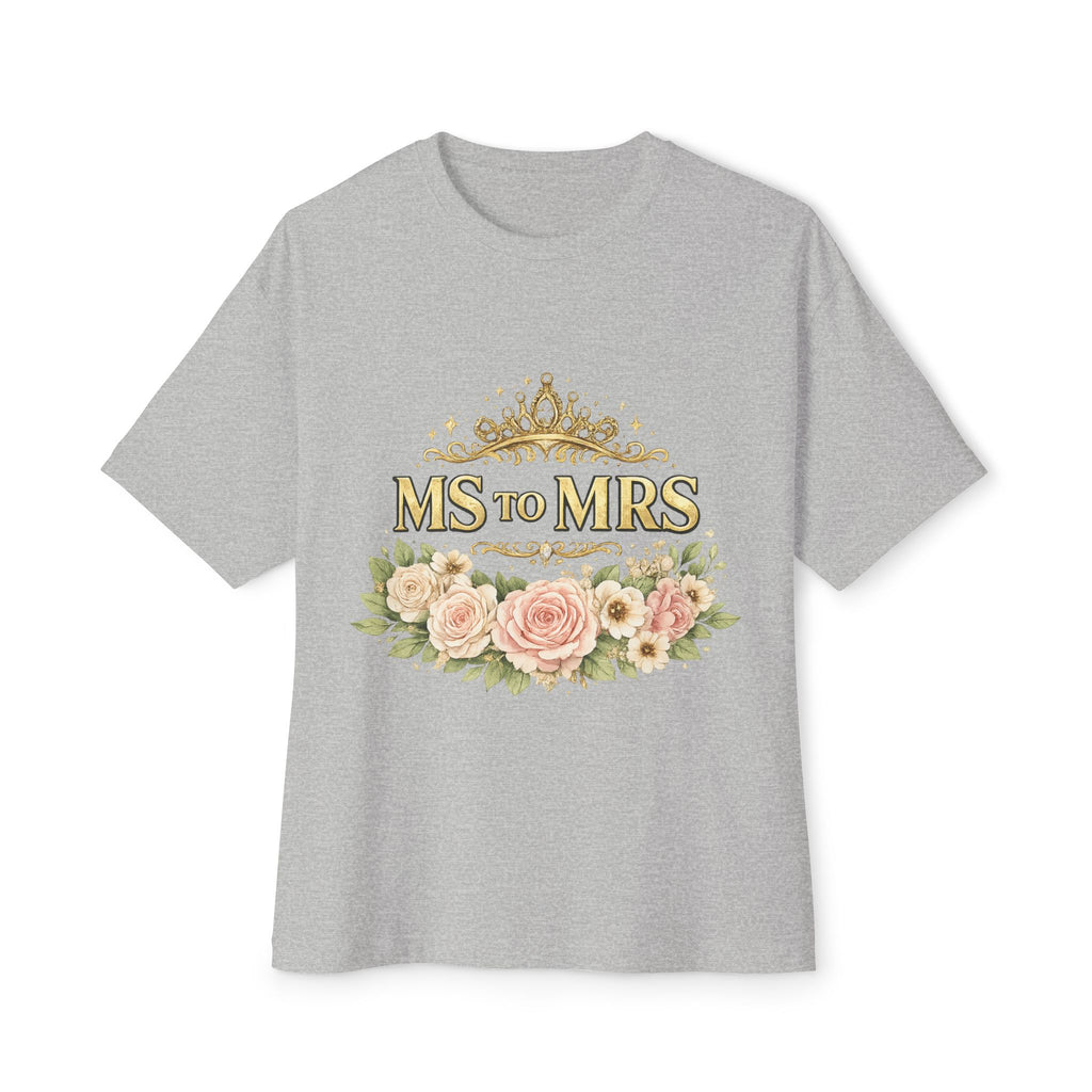 Ms to Mrs Floral Tee — Bridal Shower & Bachelorette T-Shirt