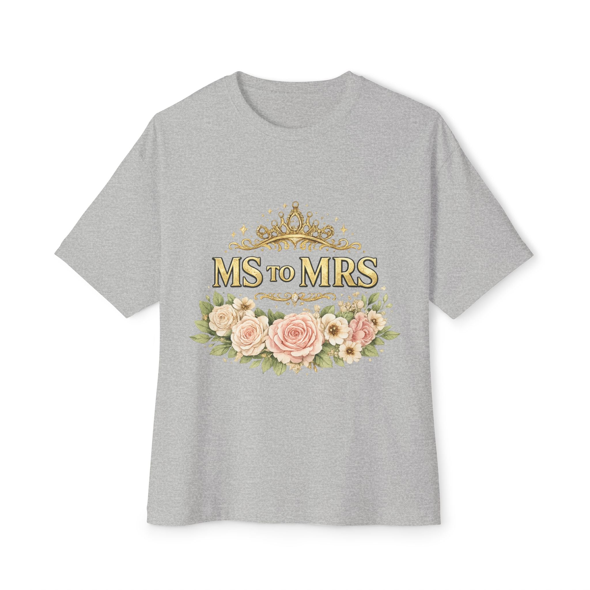 Ms to Mrs Floral Tee — Bridal Shower & Bachelorette T-Shirt