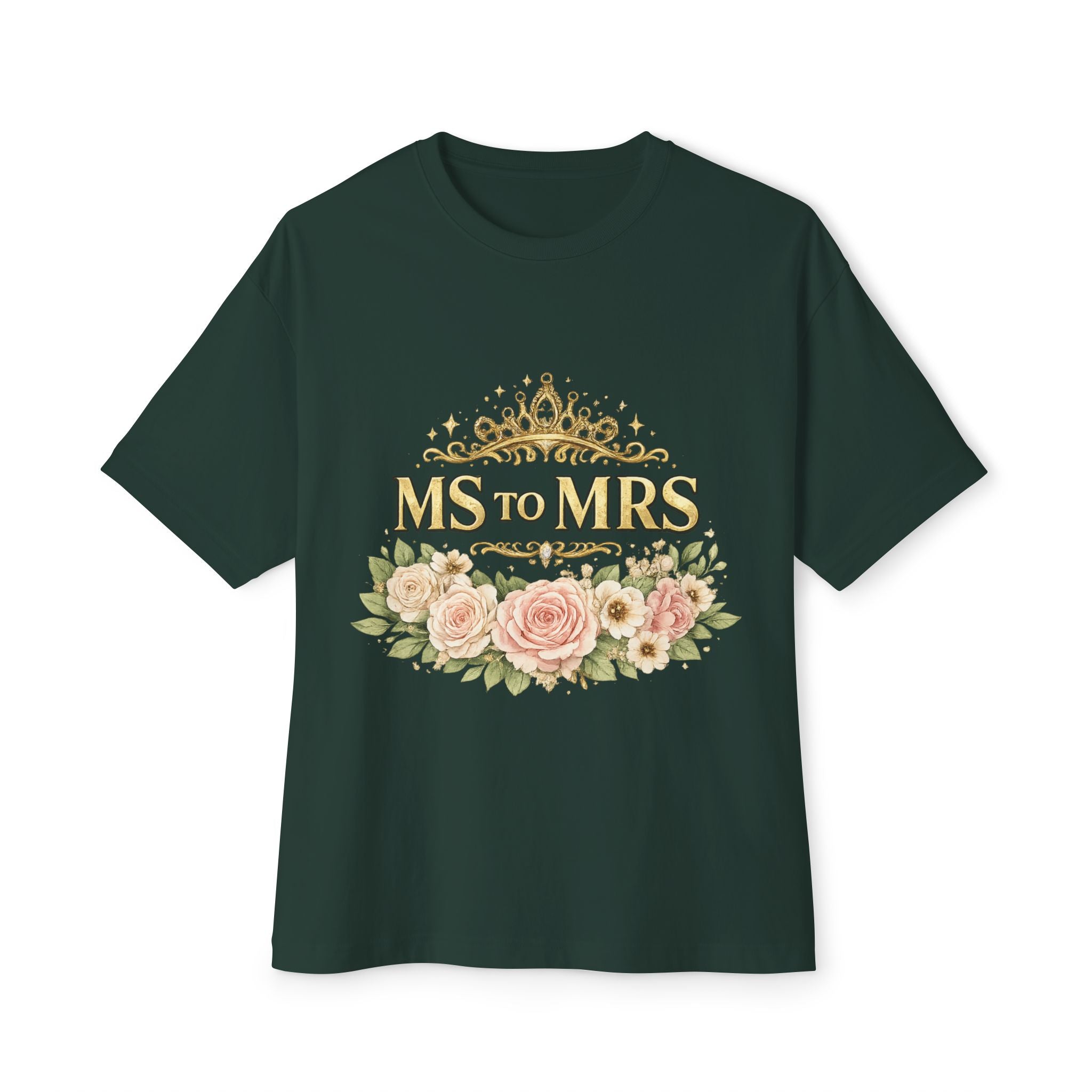 Ms to Mrs Floral Tee — Bridal Shower & Bachelorette T-Shirt