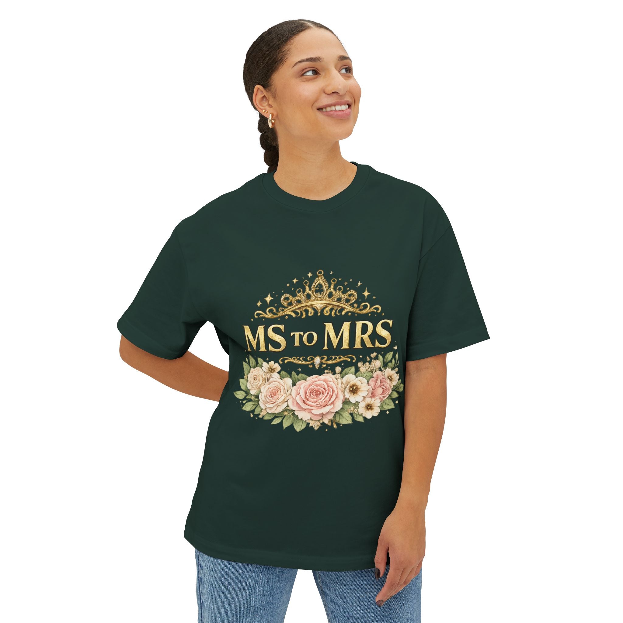 Ms to Mrs Floral Tee — Bridal Shower & Bachelorette T-Shirt