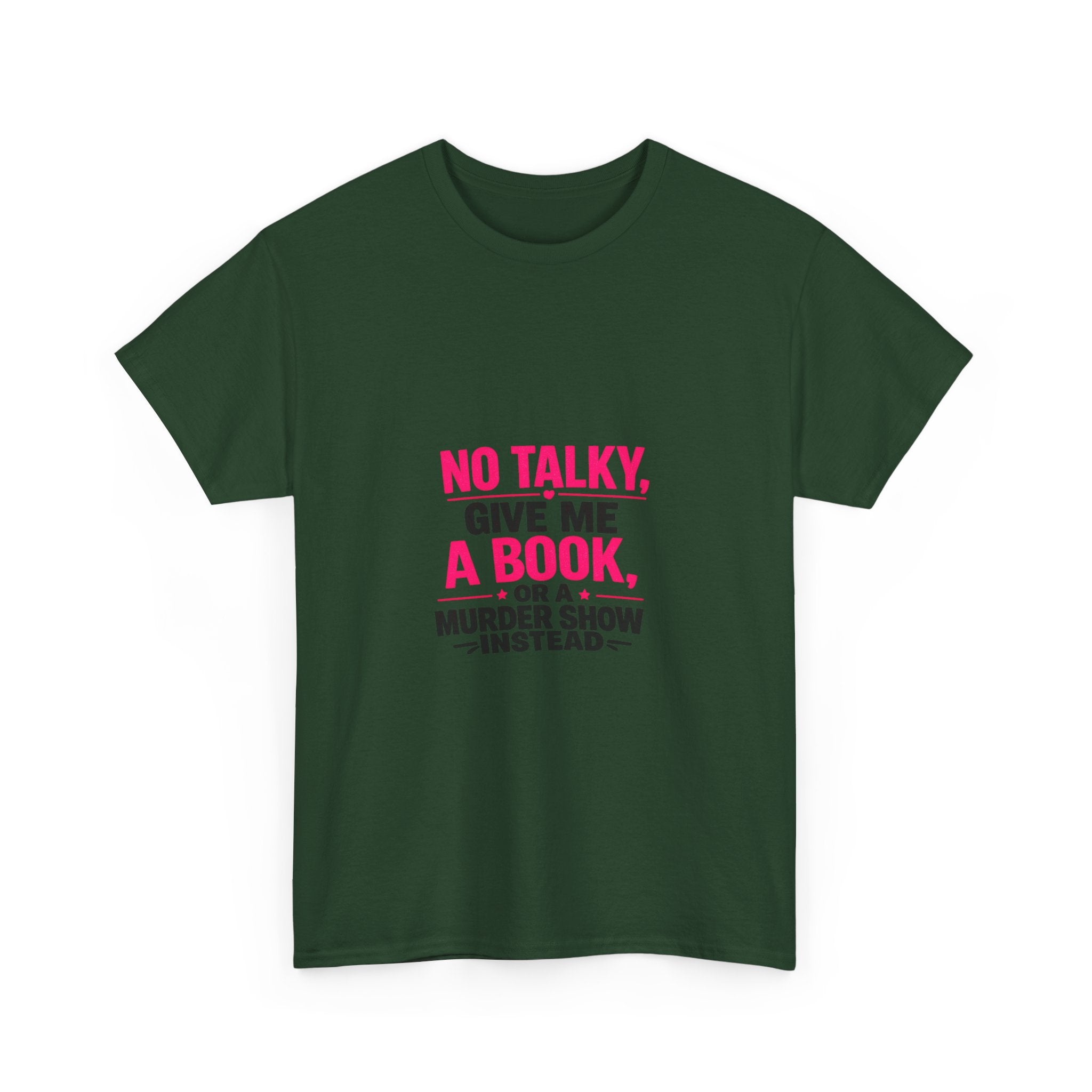 No Talky Unisex Heavy Cotton Tee