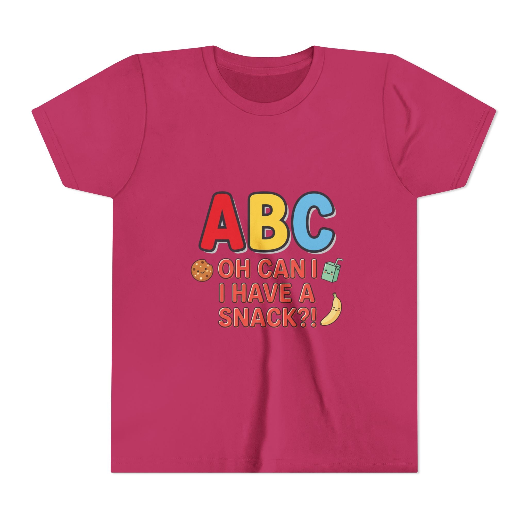 Abc, Oh Can I Have A Snack 2 - Youth Short Sleeve Tee