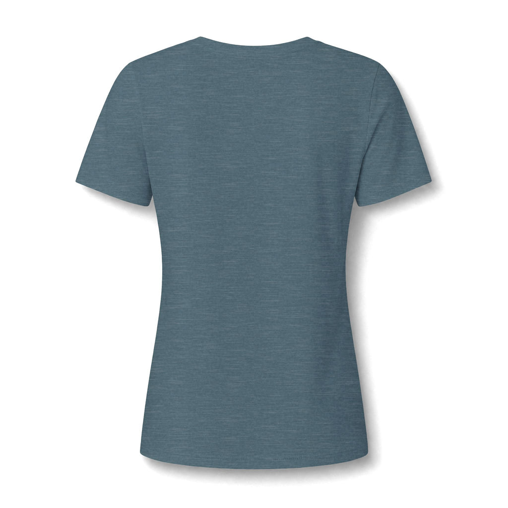 What am I doing Women's Relaxed Heather CVC V-Neck Tee