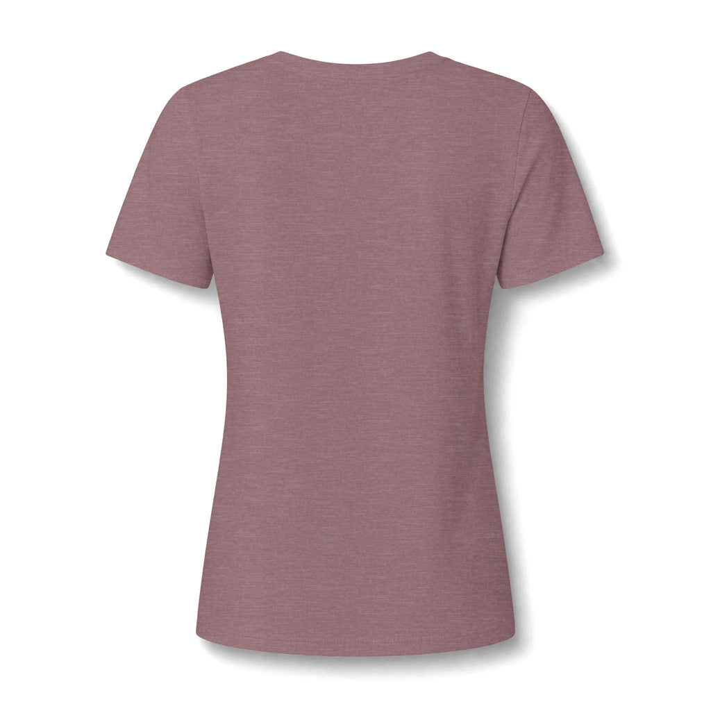 What am I doing Women's Relaxed Heather CVC V-Neck Tee