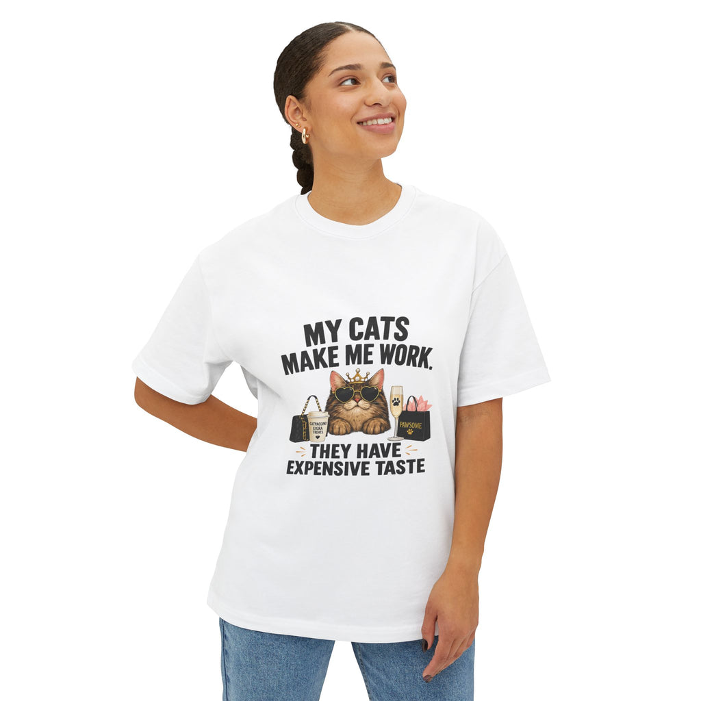 My Cats Unisex Oversized Boxy Tee