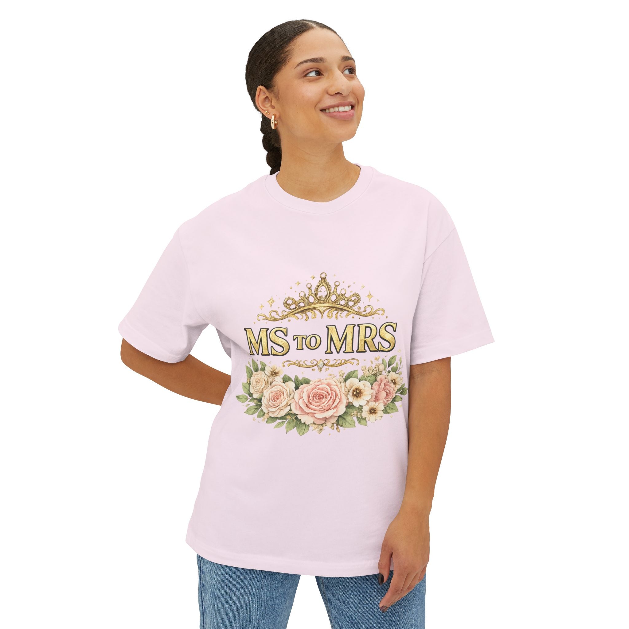 Ms to Mrs Floral Tee — Bridal Shower & Bachelorette T-Shirt