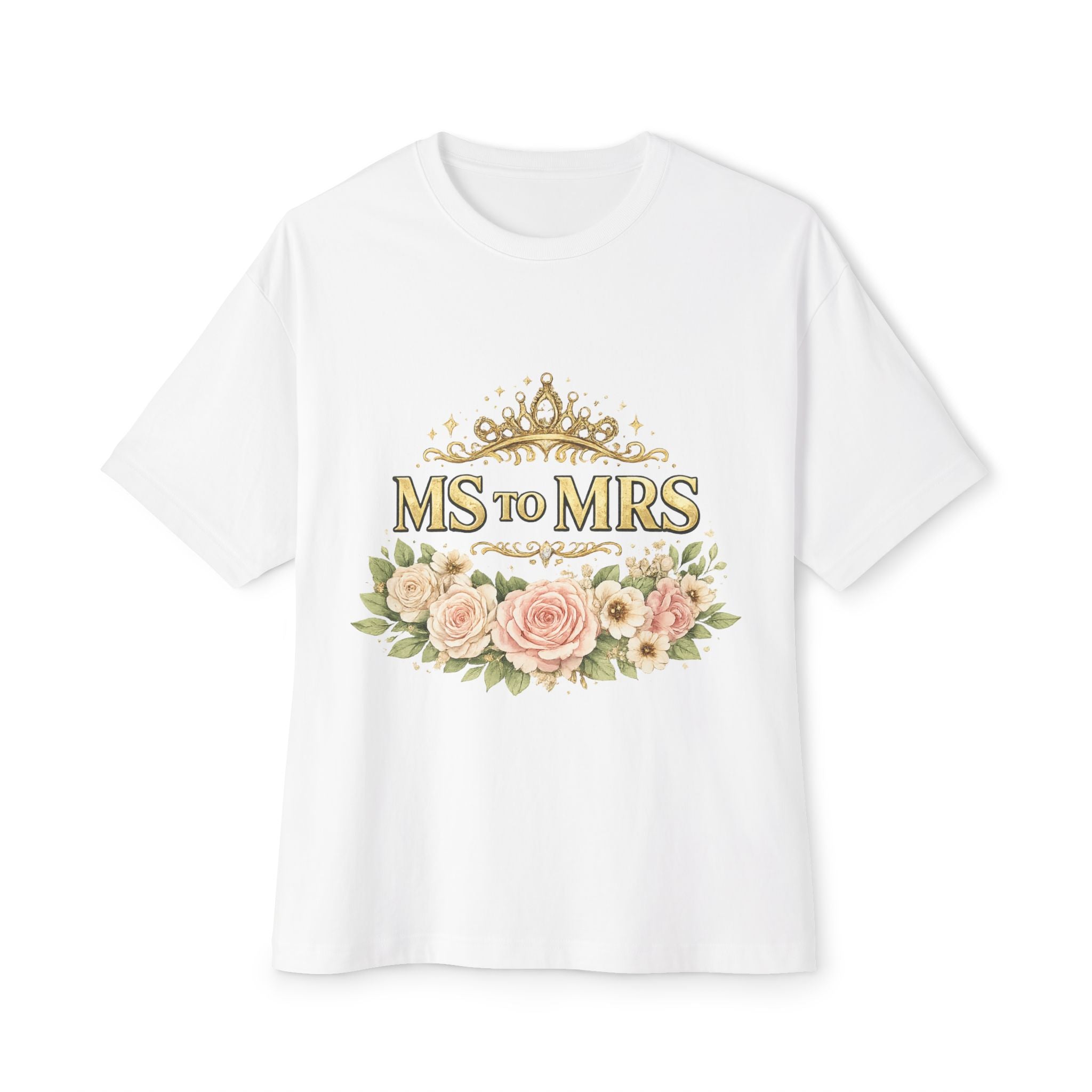 Ms to Mrs Floral Tee — Bridal Shower & Bachelorette T-Shirt