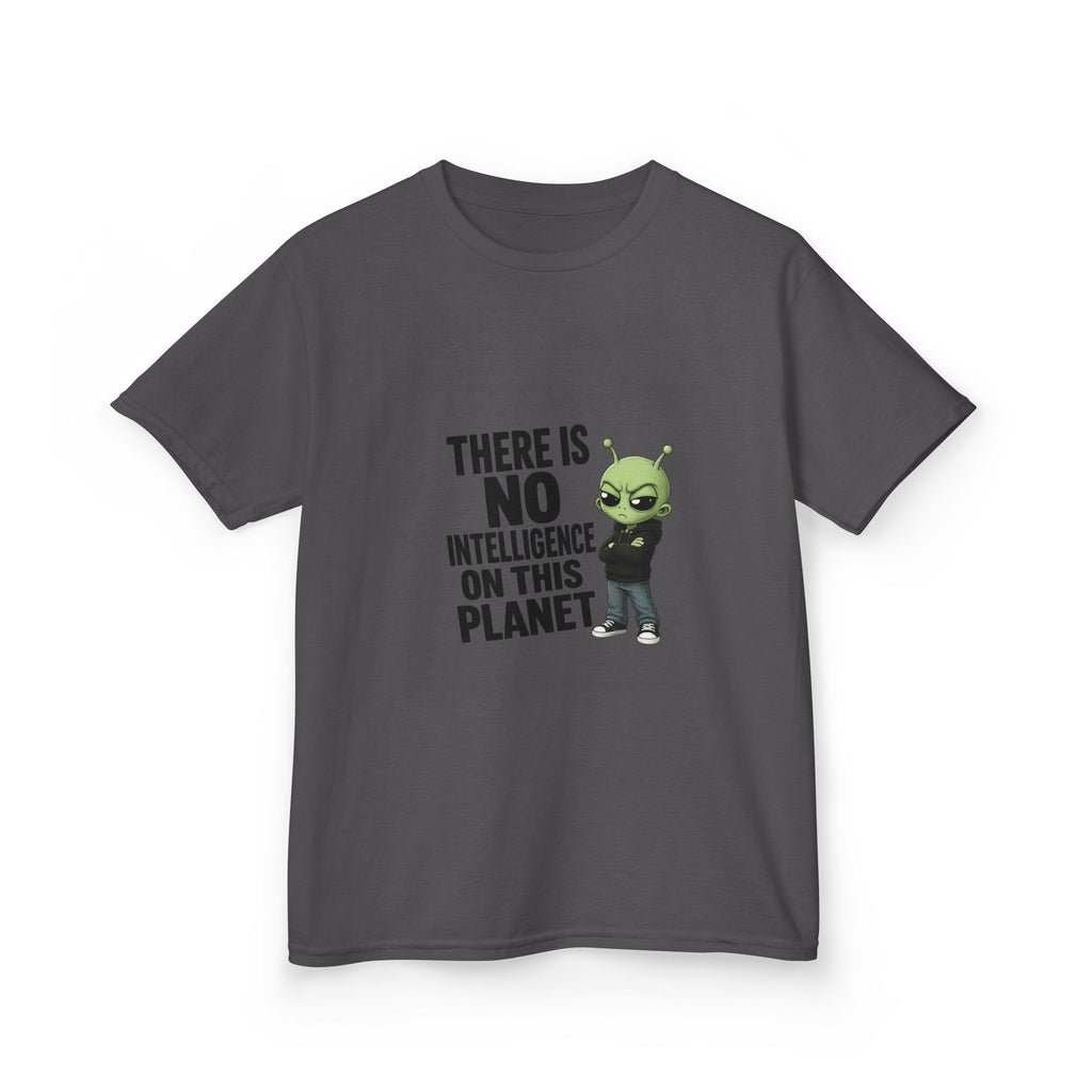 There Is No Intelligence On This Planet- Kids Heavy Cotton™ Tee