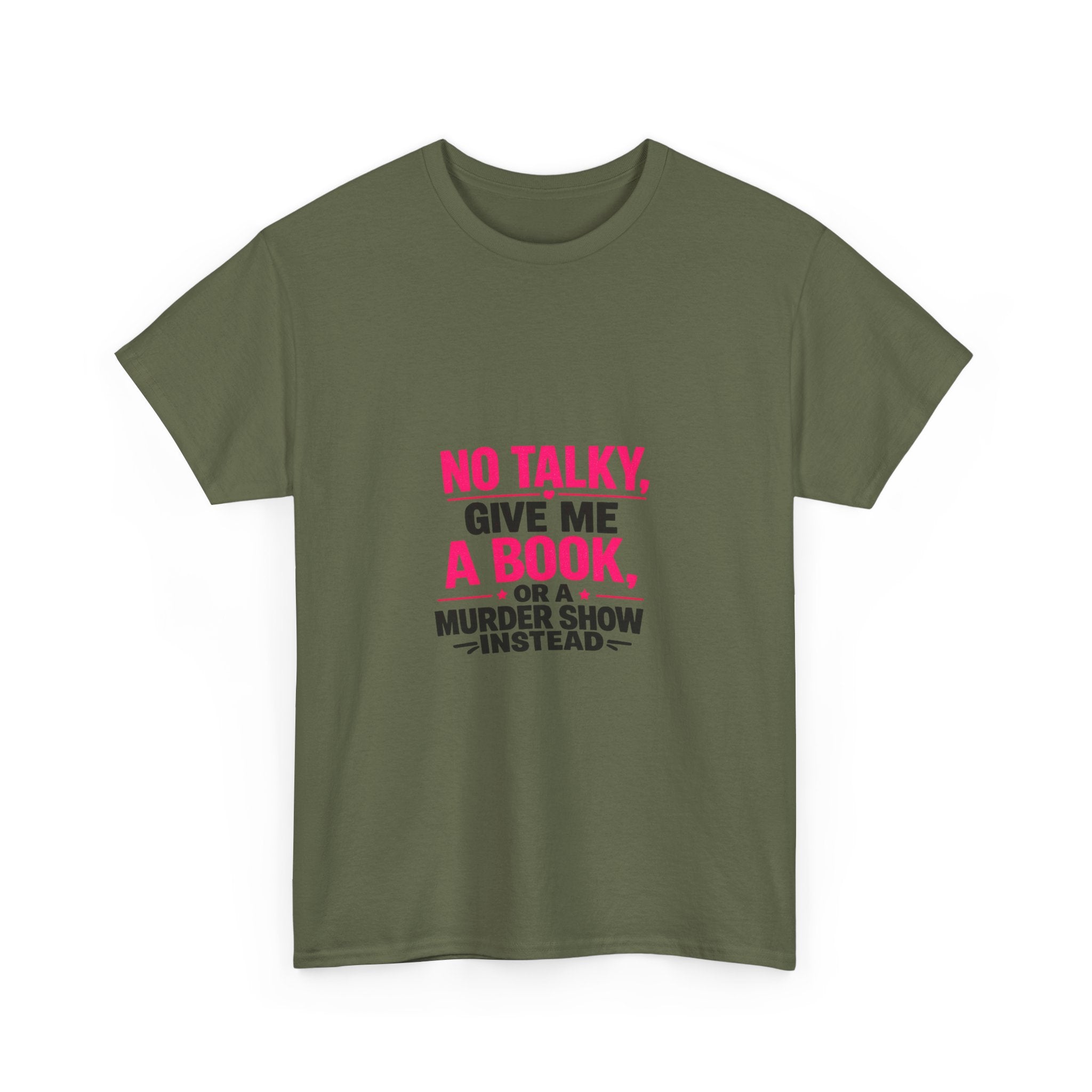 No Talky Unisex Heavy Cotton Tee