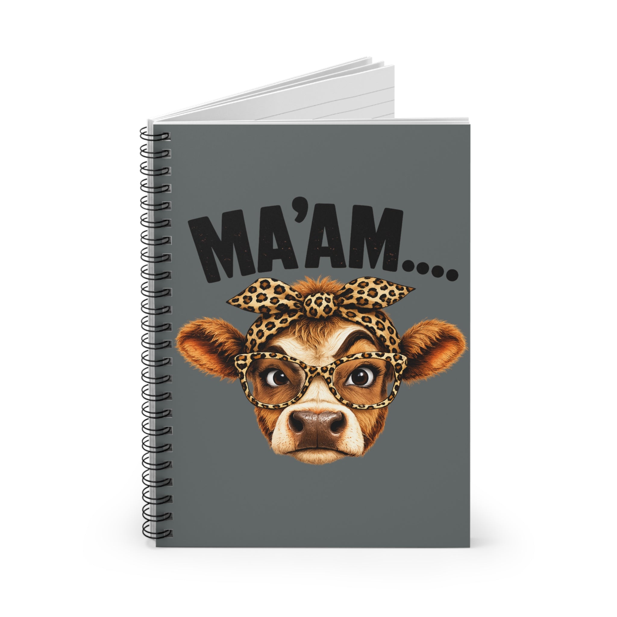 Ma`am Spiral Notebook - Ruled Line
