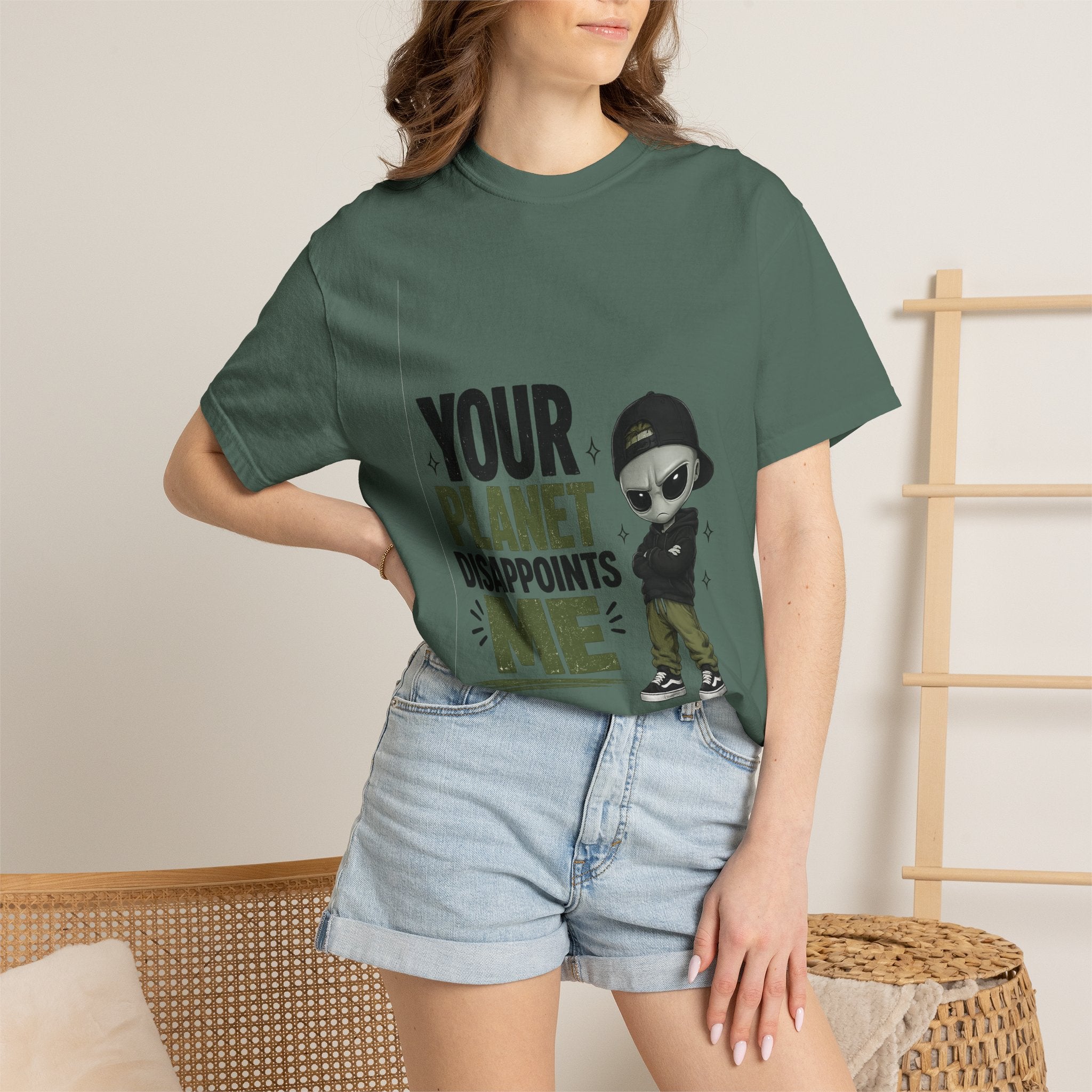 Your planet Unisex Garment-Dyed T-shirt