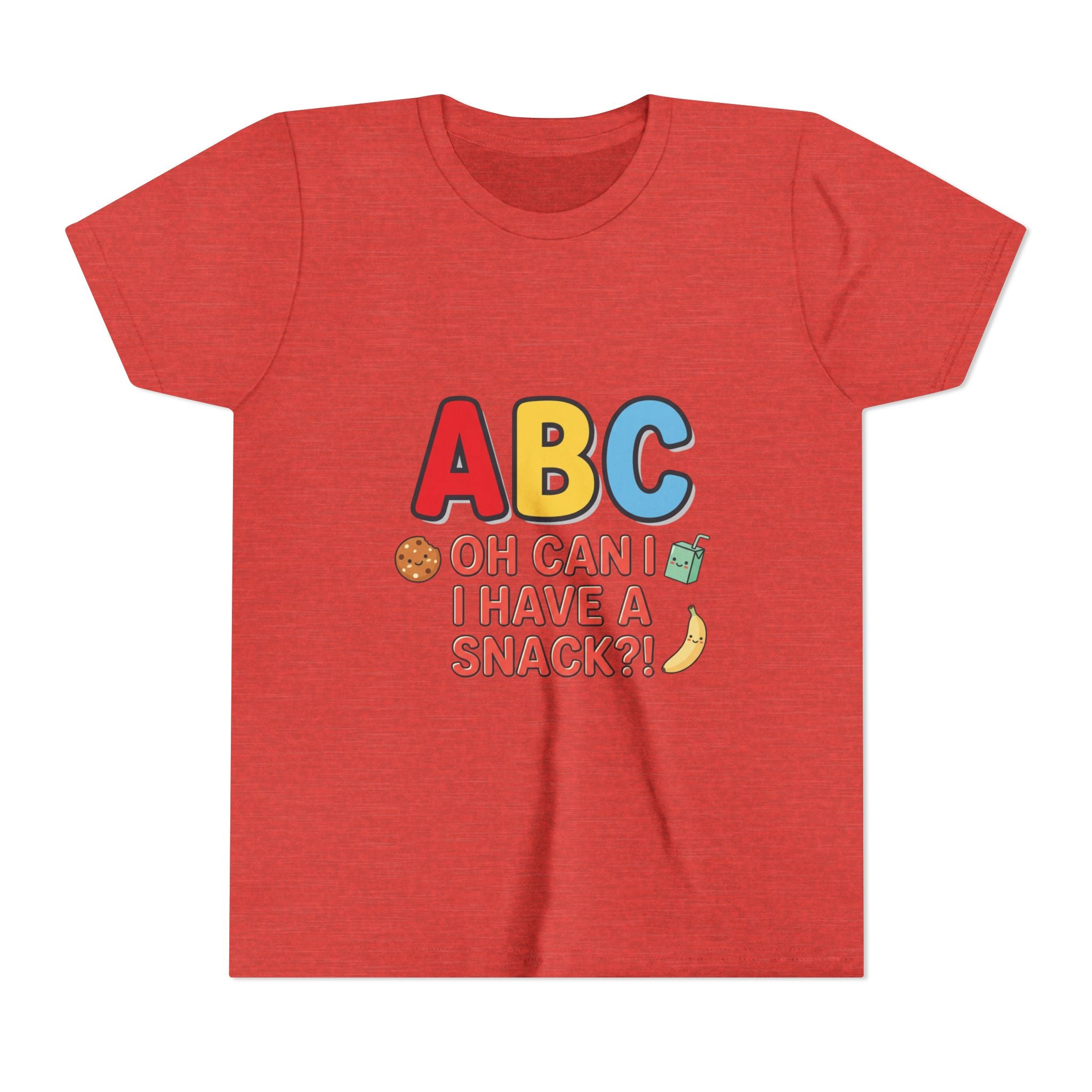 Abc, Oh Can I Have A Snack 2 - Youth Short Sleeve Tee