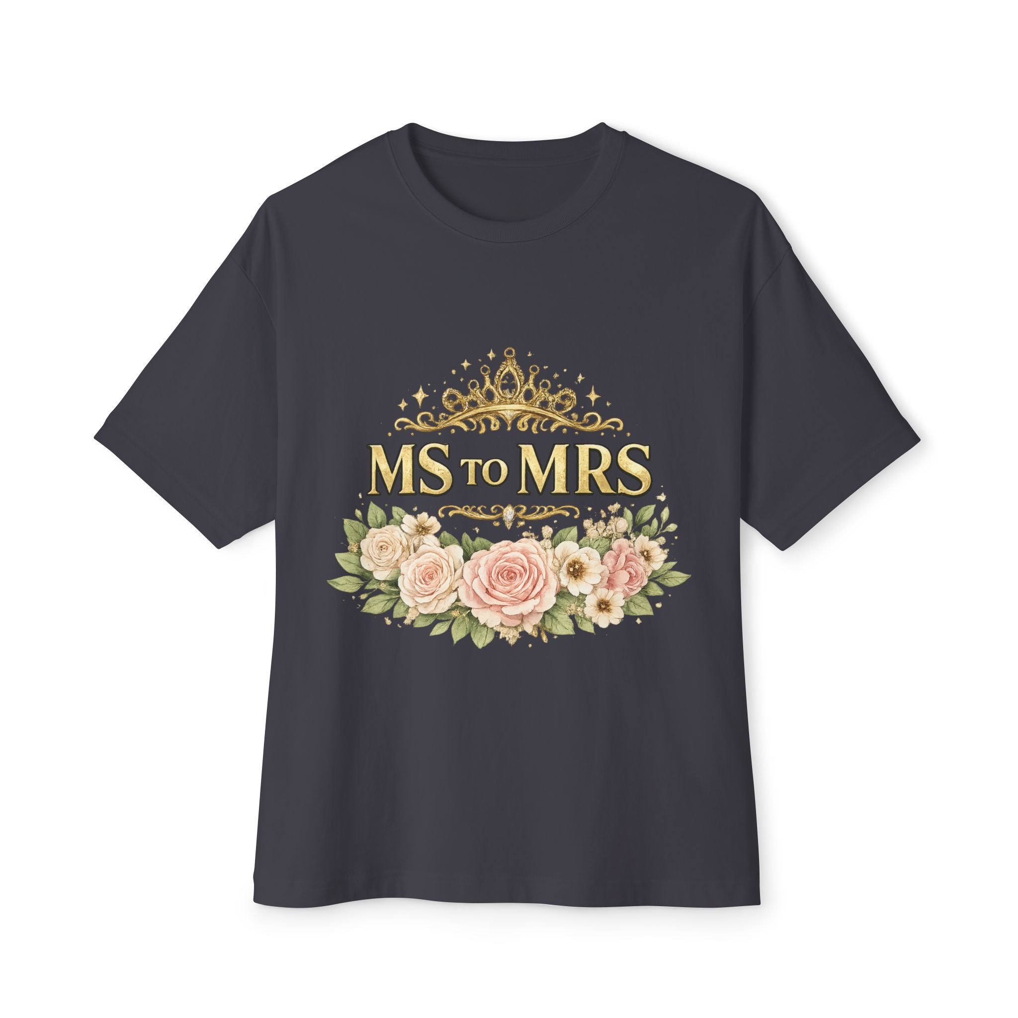 Ms to Mrs Floral Tee — Bridal Shower & Bachelorette T-Shirt