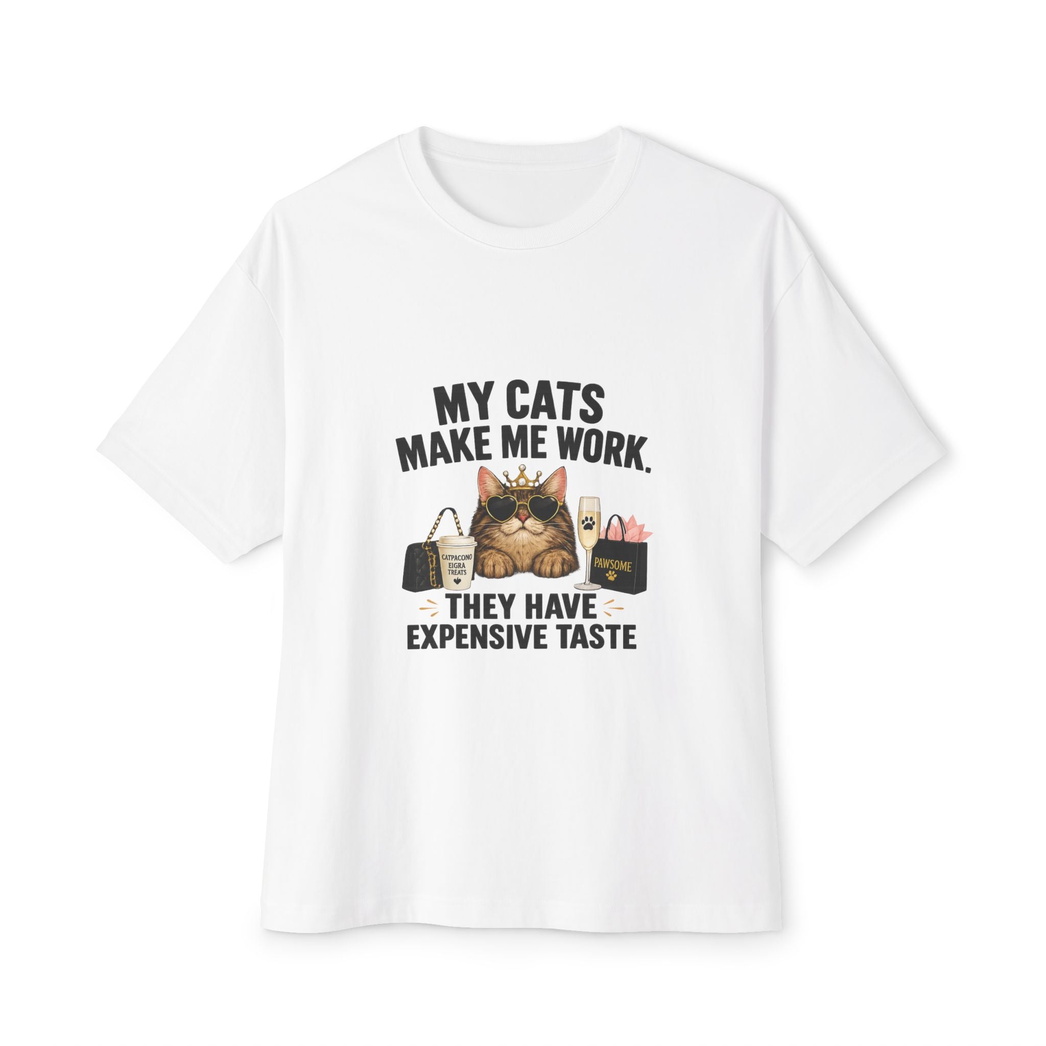 My Cats Unisex Oversized Boxy Tee